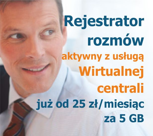 Rejestrator rozmów - Włącz nagrywanie rozmów już za 25 zł netto na miesiąc!