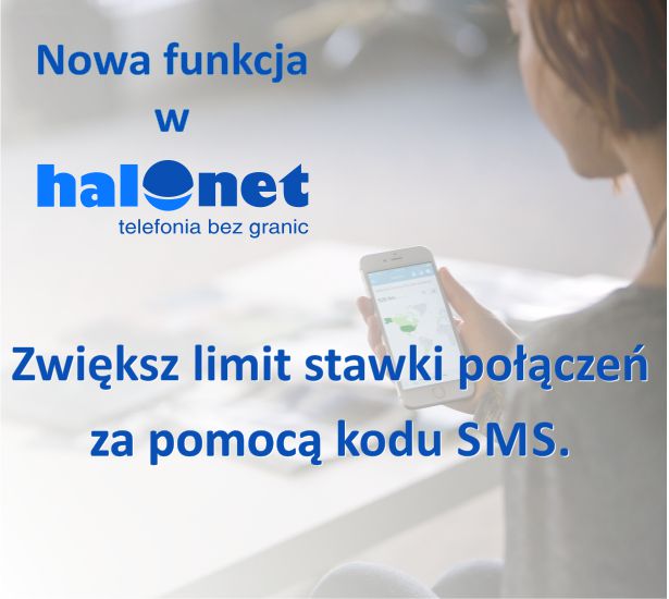 Możliwość zwiększenia limitu stawki poprzez autoryzację kodem SMS