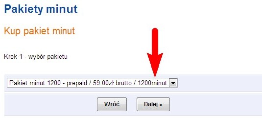pakiety minut krok2